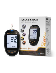 FORA 6 Connect Monitor Multiparamétrico para glucemia...