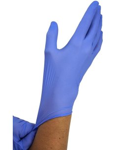 Guante Nitrilo Blue Medline sin polvo Talla M. Caja 200... 2