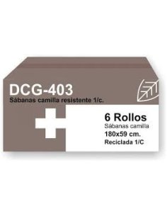 Rollo Papel Camilla Simple Capa Blanco Gofrado | Caja 6... 2