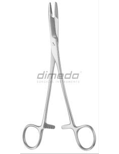Porta-agujas con tijeras OLSEN-HEGAR, 14 cm.