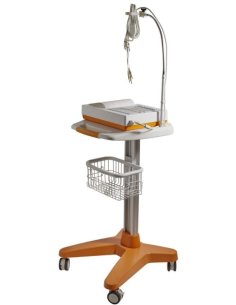 Carro para Electrocardiógrafo Cardioline ECG 200L, con brazo