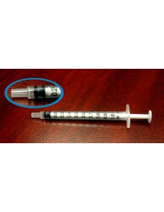 Jeringa 3 cuerpos 1 ml. Sin Aguja cono Luer Centrado,... 2