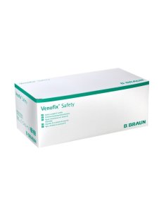 Palometas VENOFIX SAFETY G-25, Aguja 0,5x19 Naranja Caja...