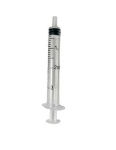Jeringa 3 cuerpos 2/3 ml., Cono Concéntrico, Caja 100...