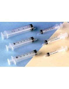 Jeringa 3 cuerpos 20 ml. Beckton Dickinson Cono Luer...