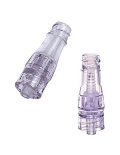 CONECTOR Microclave Clear, Caja 100 unidades
