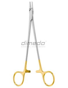 Porta AGUJAS RYDER Vascular TC, 26cm, modelo delgado. Dimeda
