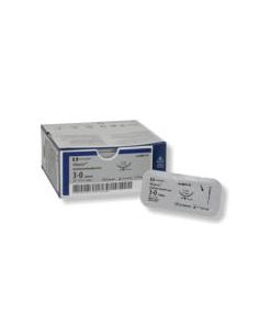 MAXON 5/0 Incoloro Absorbible, 3/8" Aguja 19 mm.,...