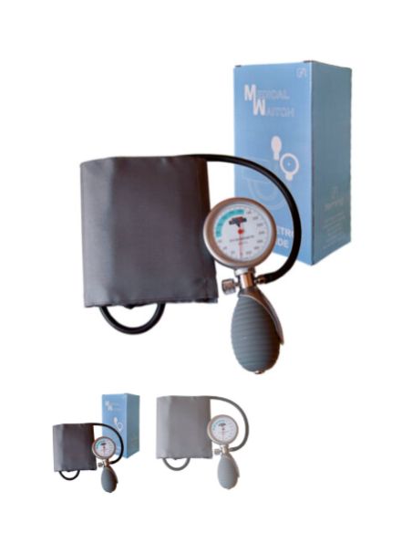 Tensiómetro Aneroide 1 tubo Medical Waitch, con brazalete adulto y estuche