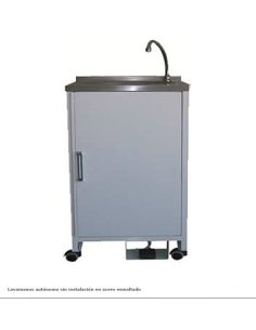 Lavabo Lavamanos autónomo sin instalación en acero...