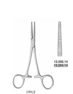 Pinza CRILE 14 cm. RECTA Medicon