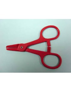 Pinza KOCHER Plástico No Estéril. Roja