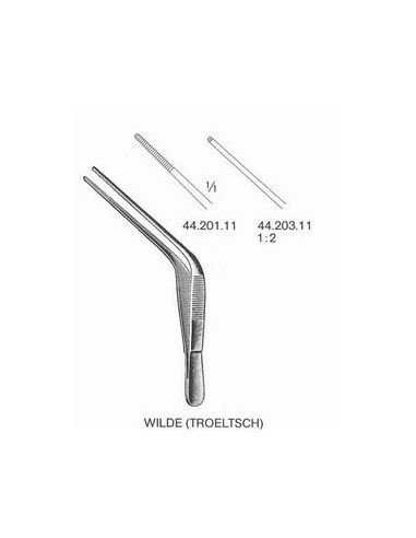Pinza Oido TROELSTCH (WILDE) 11 cm. Acodada