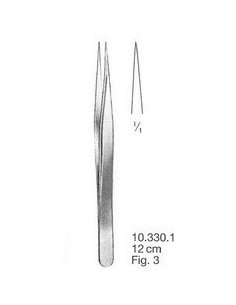Pinza Para Espinas (relojero), punta Recta 12 cm. Dimeda