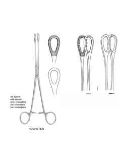 Pinza Porta-Esponjas FOERSTER Recta 18 cm.