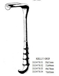 Separador de KELLY GRIP 70x8 mm.Dimeda