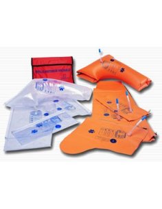 Set 2 Férulas Hinchables Con Funda transparente.