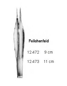 Pinza Para Espinas Feilchenfeld punta Recta 11 cm.