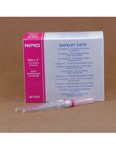 Catéter NIPRO 20G x 1 1/4" 1,10 x 32 mm., 57 ml/min.,...