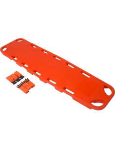Tablero Espinal de fibra "SPINE BOARD" Largo USA con correas