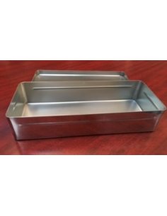 Caja Instrumental Acero Inoxidable Sin Asas 280x140x60 mm.