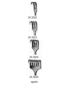 Separador Volkman 21,5 cm., Agudo 2 dientes Ref.: 26.3022 Pk