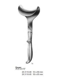 DOYEN Separador/Especulo 25 cm., 53x80 mm.