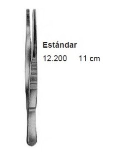 Pinza Disección Sin Diente 11 cm.