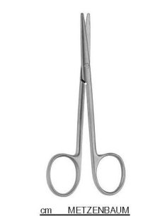 Tijera METZENBAUM 18 cm. RECTA Pk.