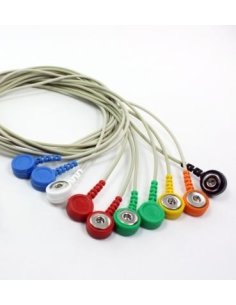 Cable E.C.G. Fukuda Denshi FX7102, Adaptador CLIP.