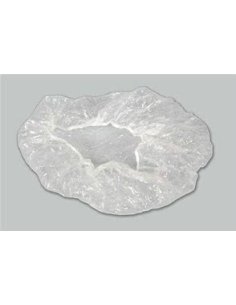 Gorro de Plástico para ducha con ribete Blanco. Bolsa de...