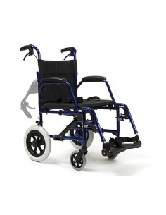 Silla Ruedas Bobby transferencias plegable acero pintado.