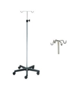 Gotero 5 ruedas, acero inox., 2 ganchos acero inoxidable...