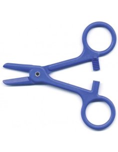 Pinza KOCHER Plástico No Estéril. Azul