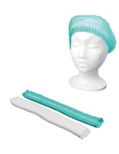 Gorro con elástico perimetral corrugado (plegado en...
