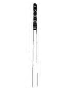 Pinza cuello utero Bozeman RECTA 25 cm. con boca estriada. 2