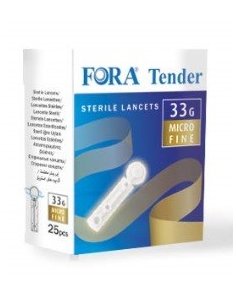 FORA Glucomen Diamond GD50, Caja 25 Lancetas
