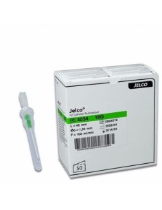 Catéter JELCO Safe Touch SIN aletas, 18G 1,3 Ø x 45 mm....