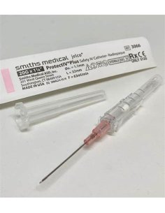Catéter JELCO Safe Touch SIN aletas, 20G 1,1 Ø x 45 mm....