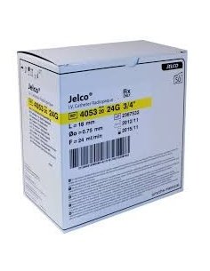 Catéter JELCO Safe Touch SIN aletas, 24G 0,7 Ø x 19 mm....