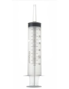 Jeringa 3 cuerpos 50 ml. ICOGAMMA Cono Catéter