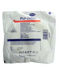 PUR-ZELLIN Celulosa Precortada 4x5 cm., Rollo 500 unidades. 2