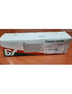 Apósito Quirúrgico Compresa Gasa Estéril 17 hilos 5x5...