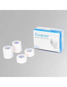 Esparadrapo PAPEL ECOPORE 5 cm.x 9,2 metros. Caja 6...