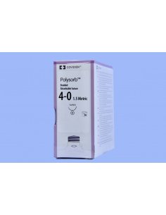 POLYSORB 4/0, Aguja 17 mm., 1/2 circulo, Long. Hebra 75...
