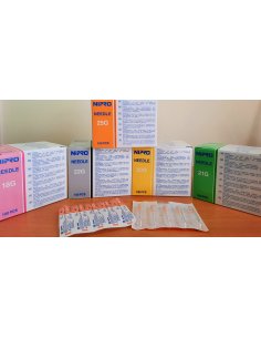 Aguja Hipodérmica 0,70x30 22G 1" 1/4 NIPRO Negra, Caja...
