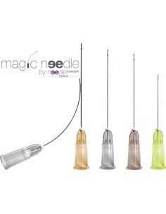 Cánula MAGIC NEEDLE 30G 0.3 x 27 mm., Caja 25 unidades