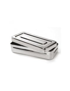Caja Instrumental Acero Inoxidable Sin Asas 220x120x60 mm.