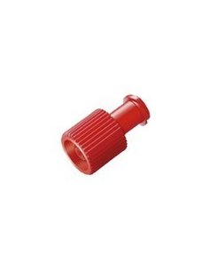 Tapón Cono Combi LUER LOCK Rojo, Caja 100 unidades.