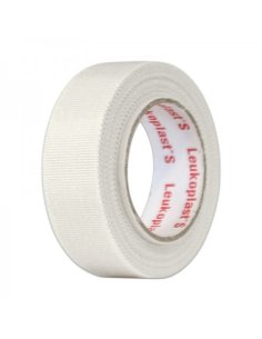 LEUKOPLAST S Esparadrapo Seda Blanco 1,25cm x 5m. Caja de...